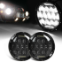 7palcový motocyklový LED světlomet pro Harley Jeep Wrangler Hummer 75W vodotěsný IP67 reflektor 6000K světlo