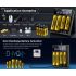 Inteligentní nabíječka USB LCD displej pro 18650 37V bezpečné nabíjení baterií kompatibilita AA AAA a efektivní dobíjení