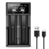 Inteligentní nabíječka USB LCD displej pro 18650 37V bezpečné nabíjení baterií kompatibilita AA AAA a efektivní dobíjení