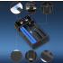 Inteligentní nabíječka USB LCD displej pro 18650 37V bezpečné nabíjení baterií kompatibilita AA AAA a efektivní dobíjení