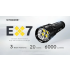 Nitecore EX7 6000lm USB-C dobíjecí LED svítilna | Výkonná pro outdoor, kempování a turistiku