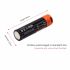 Nové 14500 baterie 750mAh dobíjecí LED indikátor 3.7V Li-ion ekologická energie pro zařízení a kempování