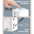 LDNIO Tower Multi Tap Cube Power Strip 70W USB-C, Univerzální Zásuvka UK US EU, Domácnost Kancelář Rychlé Nabíjení