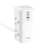 LDNIO Tower Multi Tap Cube Power Strip 70W USB-C, Univerzální Zásuvka UK US EU, Domácnost Kancelář Rychlé Nabíjení