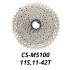 Shimano Deore CS M5100 11 rychlostní kazetové kolo MTB 11-51T přesné řazení HYPERGLIDE traťový upgrade