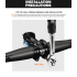 TOSEEK ZF-ONE MTB karbonová řídítka 31.8mm lehká konstrukce matně černá šířka 580-760mm pro horská kola