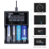 XTAR VC4SL nabíječka baterií 18650 21700 s QC3.0 moderní USB C pro rychlé nabíjení a řízení energie