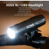 XOSS XL-1200 cyklistické světlo 1200 lumenů dobíjecí přední lampa šest režimů vodotěsné cyklistické příslušenství