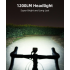 XOSS XL-1200 cyklistické světlo 1200 lumenů dobíjecí přední lampa šest režimů vodotěsné cyklistické příslušenství