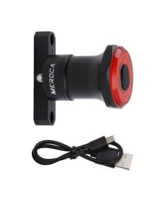 MEROCA MX2 Smart Sensor Brzdové zadní svetlo Svetlo na horské kolo USB Nabíjení Silnicní kolo Nocní jízdní zadní svetlo