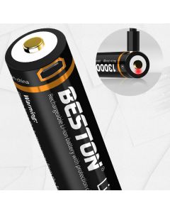 BESTON 18650 3,7V 3500mAh dobíjecí lithiová baterie Micro USB