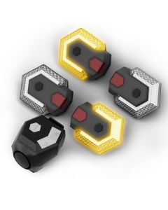 CarryBright CBX4 Smerovka na kolo s klaksonem Vodotesné kolo Prední zadní svetlo Bezpecnostní výstra?né svetlo Chytré bezdrátové dálkové ovládání