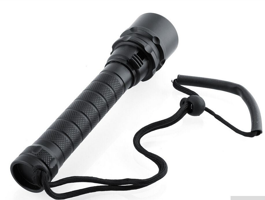 UltraFire 6000 lumenů Vodotesná potápěčská svítilna 100M, robustní eloxovaná hliníková slitina pro dobrodružství