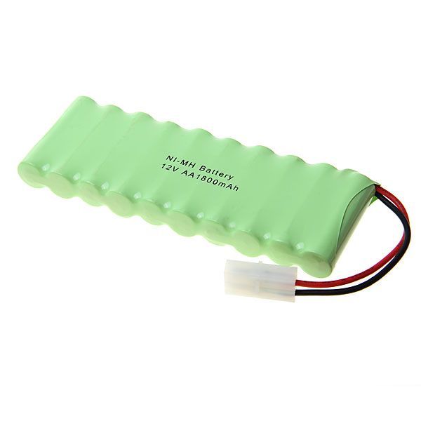 Ekologický 12V AA 1800mAh Ni-MH nabíjecí bateriový blok pro odolné autíčko a napájení dálkového ovládání