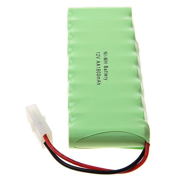 Ekologický 12V AA 1800mAh Ni-MH nabíjecí bateriový blok pro odolné autíčko a napájení dálkového ovládání