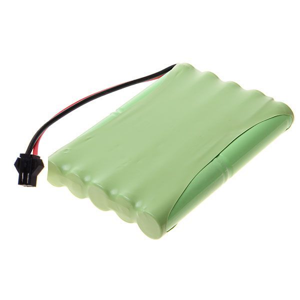 12V AA 1800mAh Ni-MH akumulátor s velkým SM konektorem, ekologický, vysokokapacitní, nabíjecí, pro modelová letadla.
