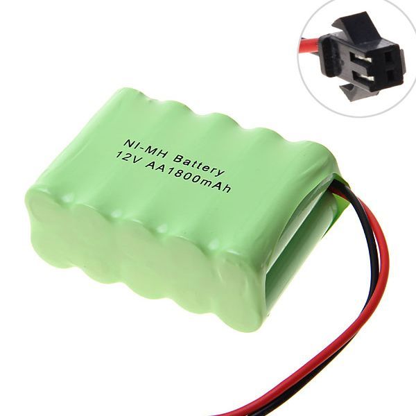 Eko-friendly 12V AA 1800mAh Ni-MH SM zástrčka dobíjecí bateriový set pro hračky a gadgety s vysokým výkonem a kapacitou