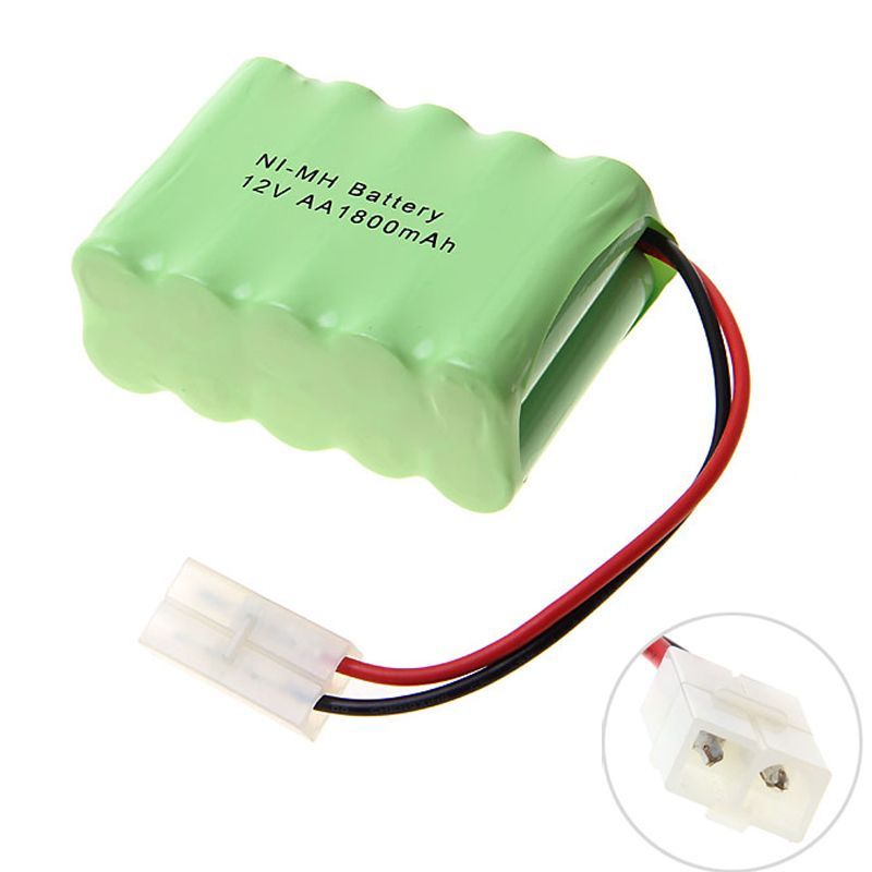 12V AA 1800mAh Ni-MH Nabíjecí bateriový set, ekologický vysokokapacitní zdroj pro hračky a domácí spotřebiče