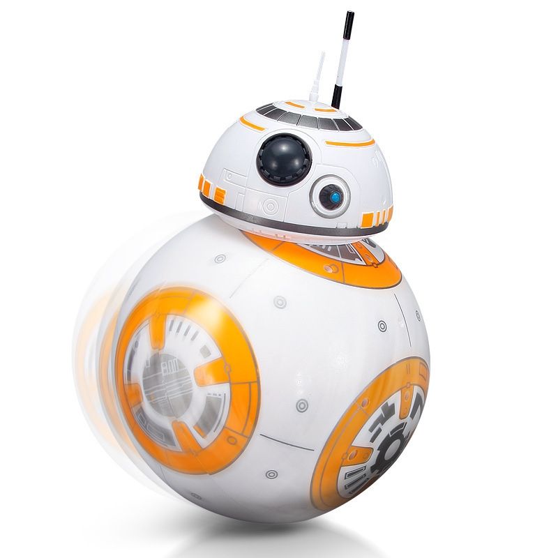 Star Wars BB-8 dálkově ovládaný robot 20,5 cm inteligentní RC hračka s 360° rotací zábava pro děti i sběratele