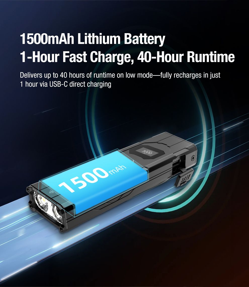 Klarus X2: Ultratenká 3000lm EDC svítilna, USB-C nabíjecí, kompaktní a výkonná kapesní taktická baterka!