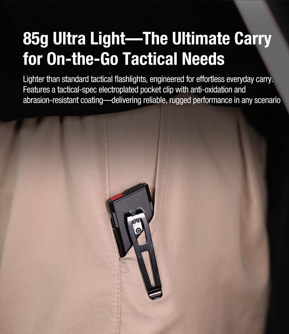 Klarus X2: Ultratenká 3000lm EDC svítilna, USB-C nabíjecí, kompaktní a výkonná kapesní taktická baterka!