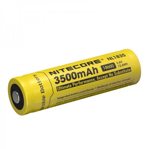 Nitecore 18650 NL1835 3500mAh Li-ion dobíjecí baterie pro dlouhotrvající výkon a spolehlivý výkon