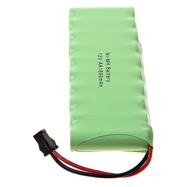 Ni-MH AA velká SM zástrčka 12V 1800mAh bateriový pack