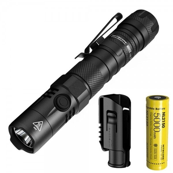 Nitecore MH12 V2 XP-L2 V6 LED svítilna 1200 lumenů – Silný paprsek, 21700 baterie pro venkovní osvětlení!