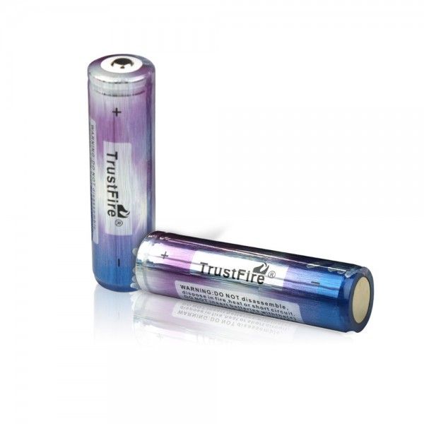 TrustFire 3.7V 18650 2000mAh Nabíjecí baterie Li-ion s ochranou PCB pro taktické svítilny a zařízení