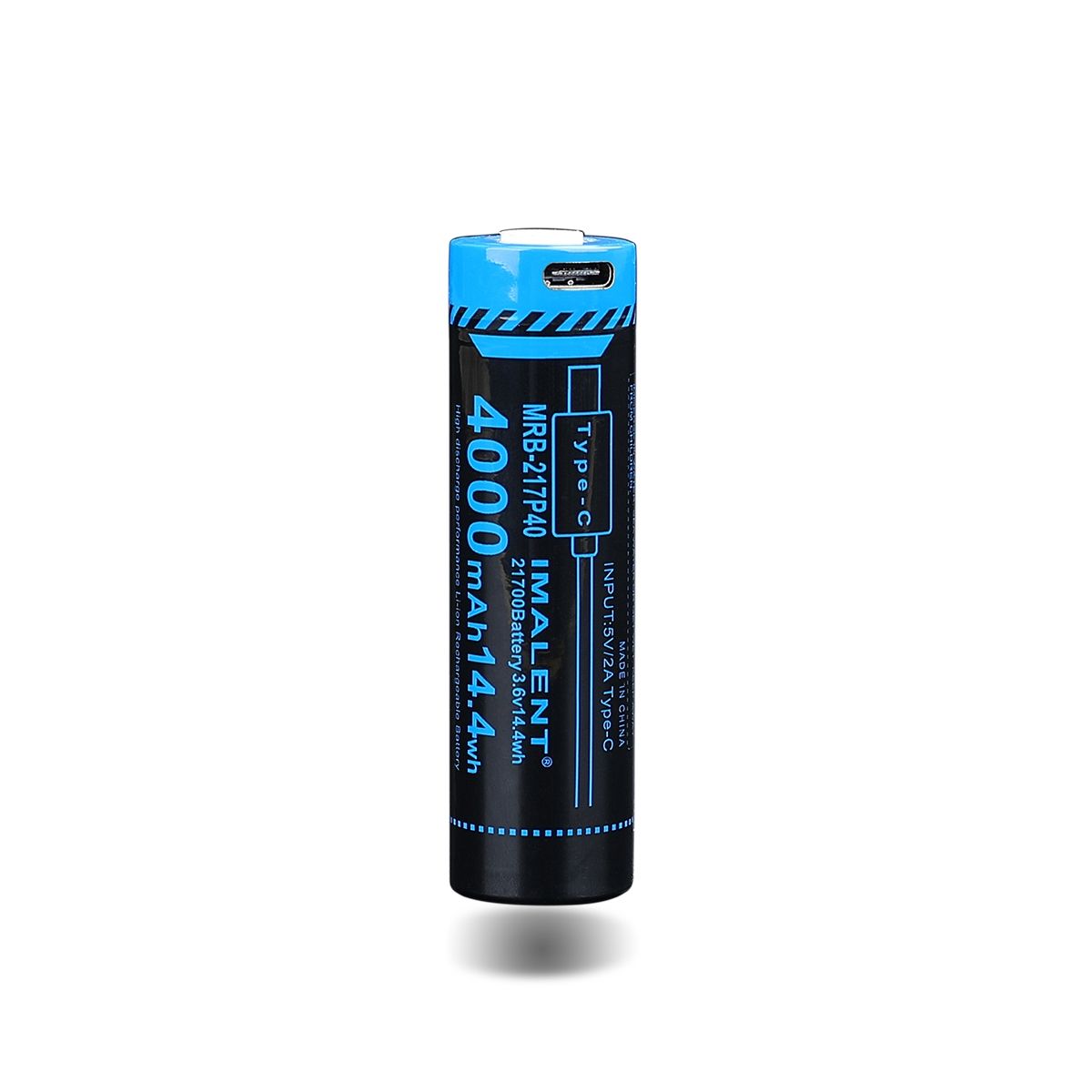 IMALENT MRB-217P40 Baterie 21700 4000mAh Dobíjecí Type-C | Vysoká Kapacita pro Svítilny Elektroniku