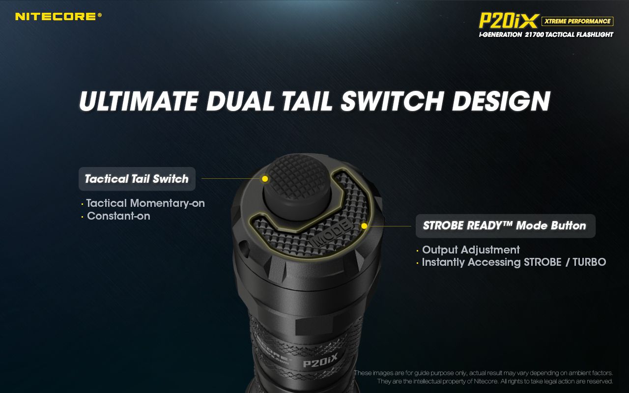 Nitecore P20iX 4000lm taktická svítilna, USB-C, odolná outdoorová svítilna s jasnými LEDkami!