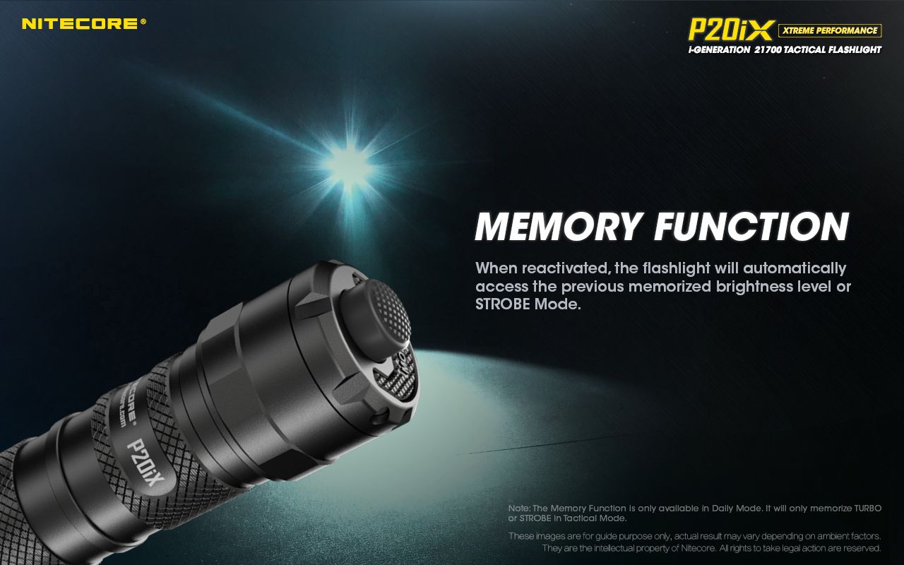Nitecore P20iX 4000lm taktická svítilna, USB-C, odolná outdoorová svítilna s jasnými LEDkami!