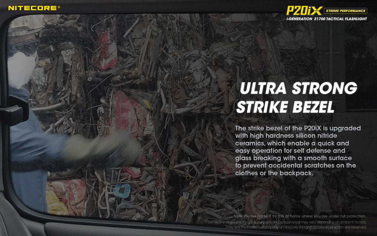 Nitecore P20iX 4000lm taktická svítilna, USB-C, odolná outdoorová svítilna s jasnými LEDkami!