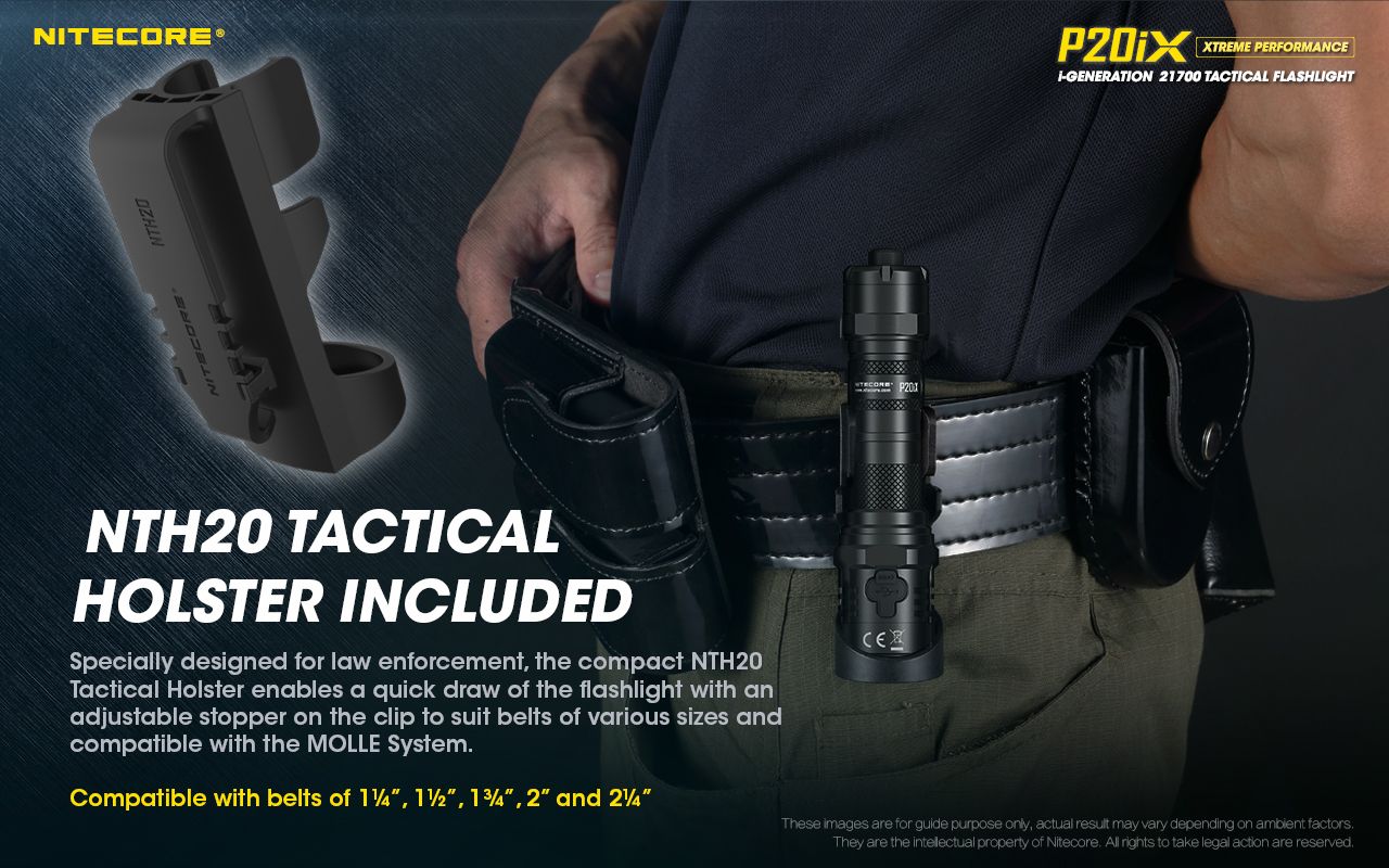 Nitecore P20iX 4000lm taktická svítilna, USB-C, odolná outdoorová svítilna s jasnými LEDkami!