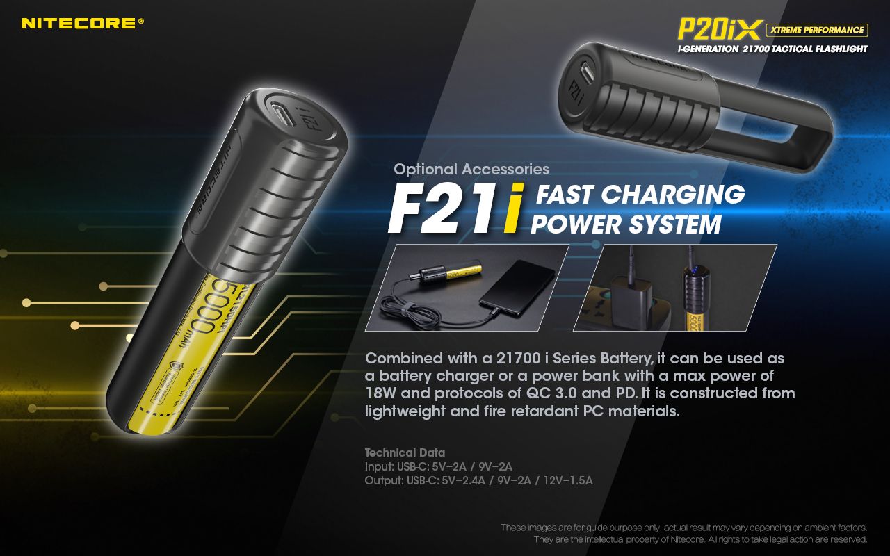 Nitecore P20iX 4000lm taktická svítilna, USB-C, odolná outdoorová svítilna s jasnými LEDkami!