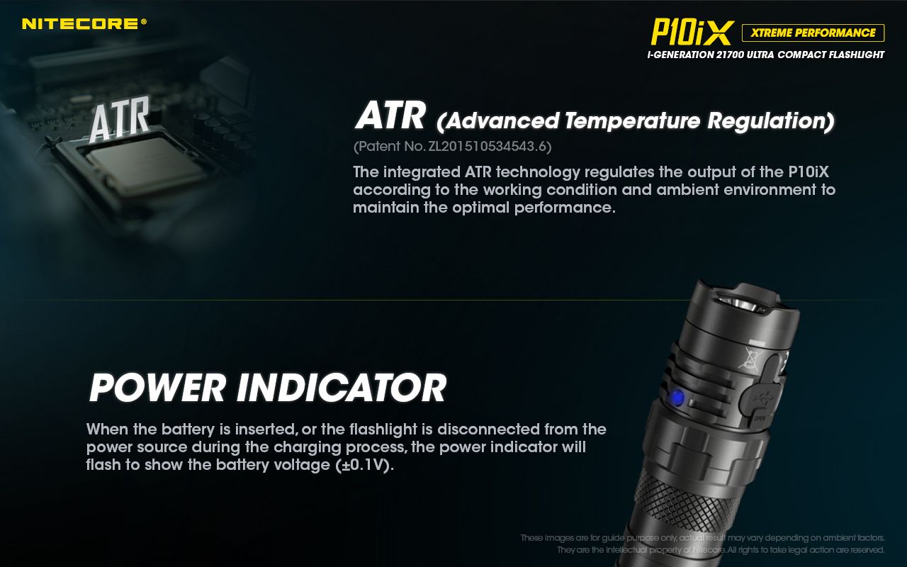 Nitecore P10iX LED svítilna 4000 lumenů – Výkonná outdoorová taktická svítilna, spolehlivá!