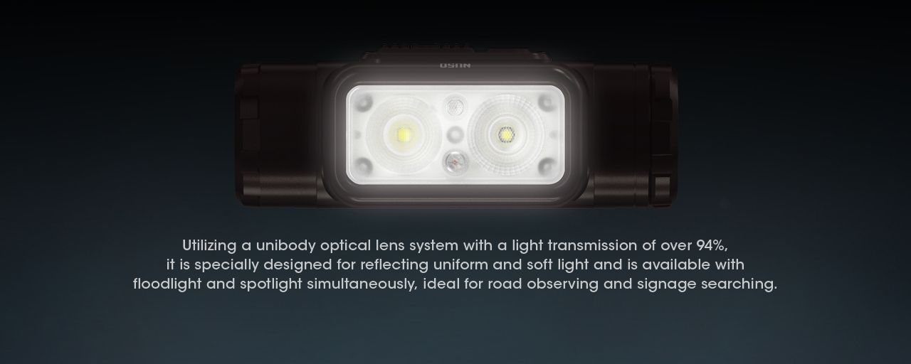 Nitecore NU50 1400 lumenů LED Čelovka – Lehká, Dobíjecí, Spolehlivá pro Outdoor i Cyklistiku