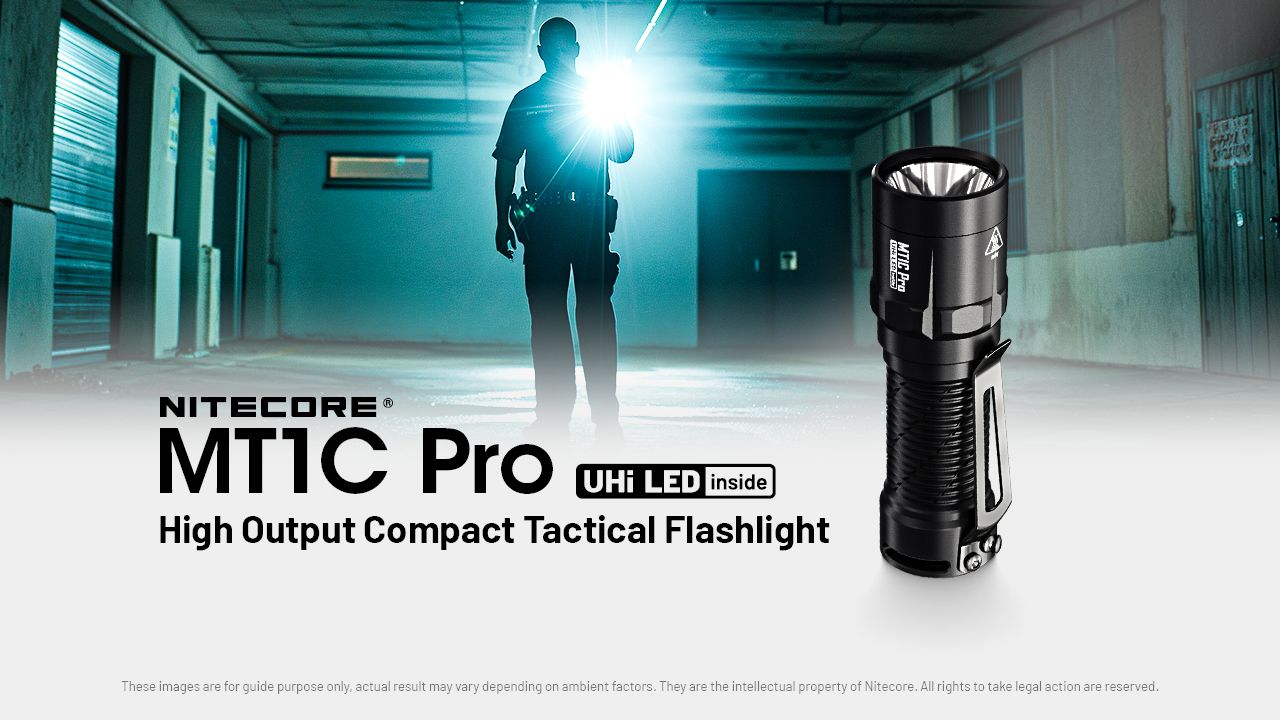 Nitecore MT1C Pro: Kompaktní EDC baterka 1000lm, 360m dosah – ideální pro outdoor i nouzové použití!