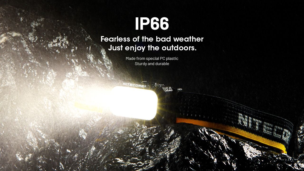 NITECORE NU25 MCT LED Čelovka – 400lm Dvoupaprsková s USB-C pro Outdoor, Turistiku & Kempování