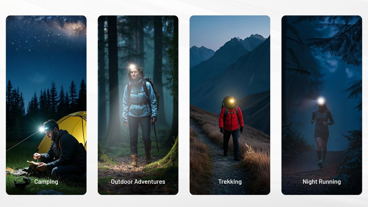 NITECORE NU25: Vylepšená 400 lumenů USB-C Čelovka pro Turistiku a Kempování, Lehká a Odolná