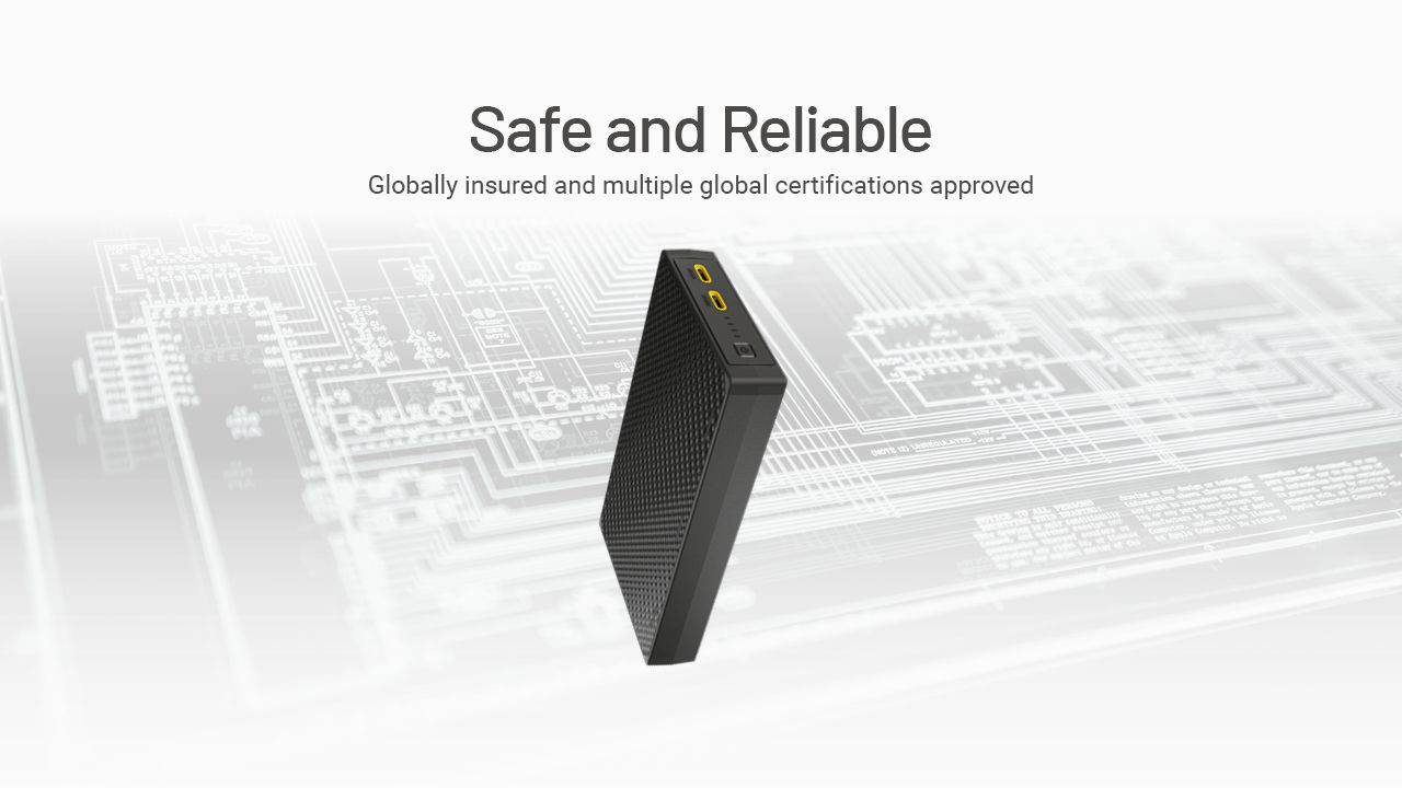 Nitecore NB20000 Gen3 QC Dvouportová USB-C Powerbanka 20000mAh Kompaktní lehký cestovní společník