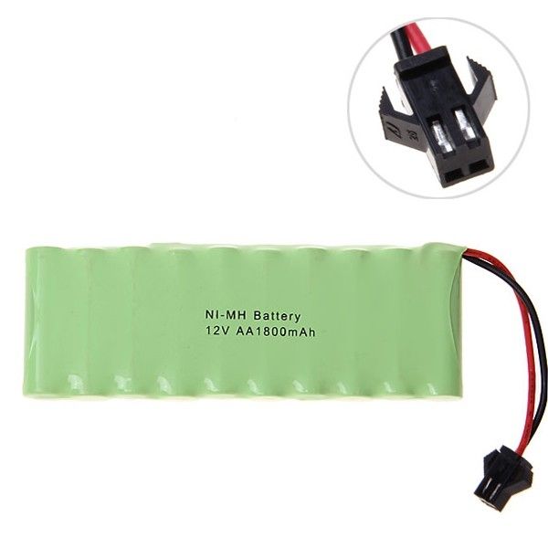 Ni-MH AA velká SM zástrčka 12V 1800mAh bateriový pack