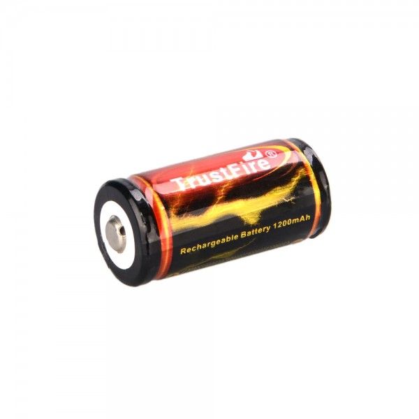 TrustFire 18350 3.7V Lithium-iontová Baterie s Ochranou, Vysoká Kapacita pro Svítilny a Elektroniku