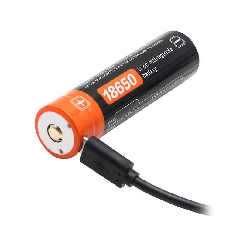18650 2600mAh Li-ion baterie 3.7V s Micro USB dobíjením | Dlouhá životnost a spolehlivý výkon