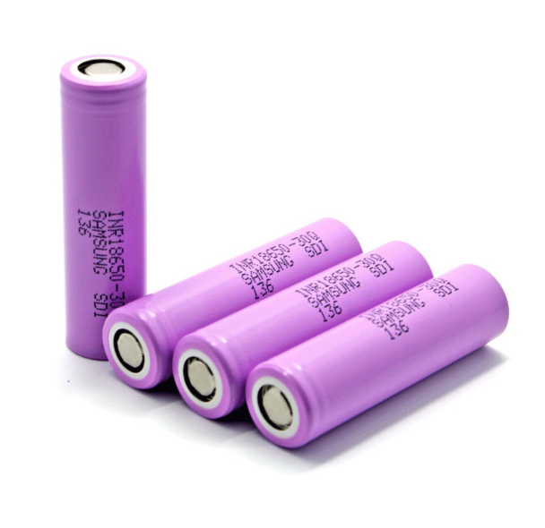 Výkonné 18650 Li-ion dobíjecí baterie 30Q, 3.7V 3000mAh (4ks). Vysoký proud, Korea.