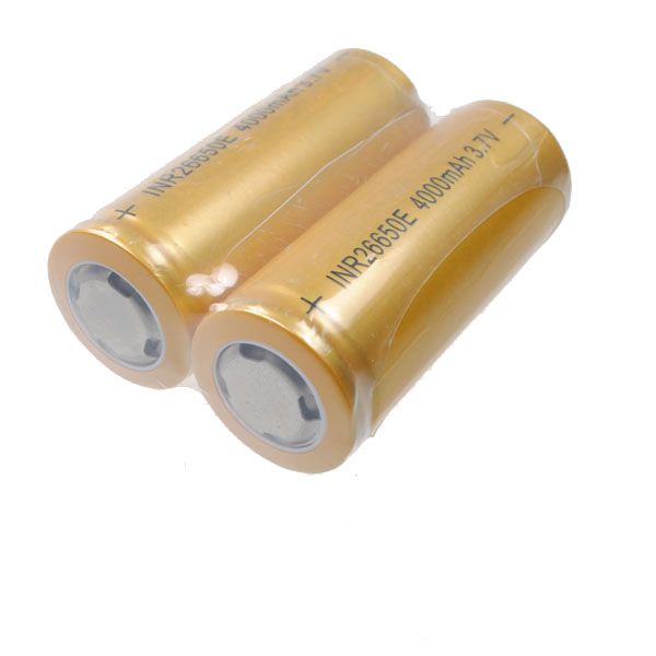 Nové UltraFire 26650 Li-ion Baterie 4000mAh | Vysoká Kapacita & Spolehlivost pro Svítilny a Gadgety | Černá, Dlouhá Životnost
