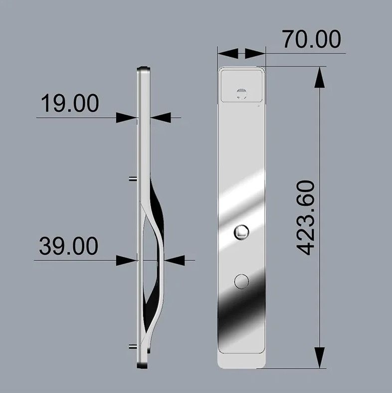 Tuya Wifi 3D Tvář Chytrý Dveřní Zámek s Kamerou | Biometrické Odemknutí, Otisk Prstu, Domácí Bezpečnost