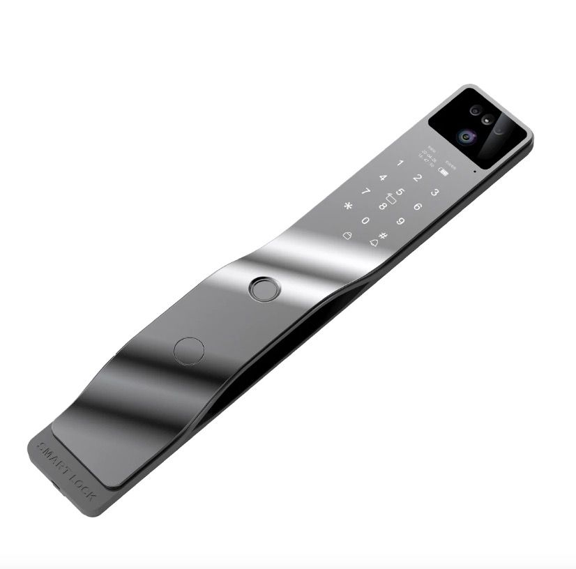 Tuya Wifi 3D Tvář Chytrý Dveřní Zámek s Kamerou | Biometrické Odemknutí, Otisk Prstu, Domácí Bezpečnost