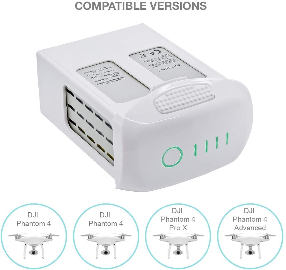 DJI Phantom 4 Series 15.2V 5870mAh Li-Po baterie s vysokou kapacitou, lehká, rychlé nabíjení pro FPV kvadrokoptéru
