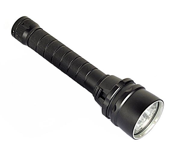 UltraFire 6000 lumenů Vodotesná potápěčská svítilna 100M, robustní eloxovaná hliníková slitina pro dobrodružství